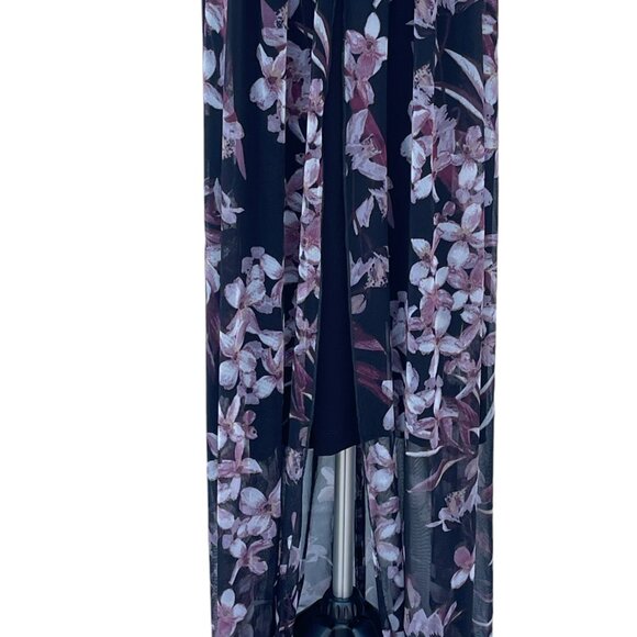 NWT Connected Apparel Floral Print High-Low Maxi Dress Size 12 - Picture 5 of 12